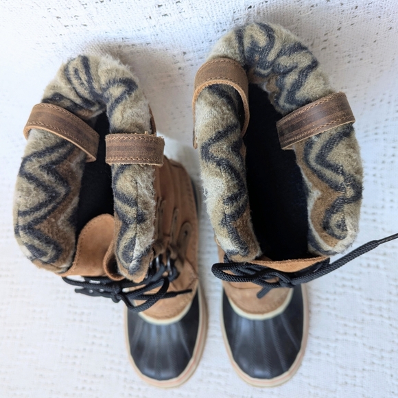 Sorel Joan of Arctic Knit II Boots Women’s Sz 9 Elk Brown Insulated Waterproof - Picture 6 of 10